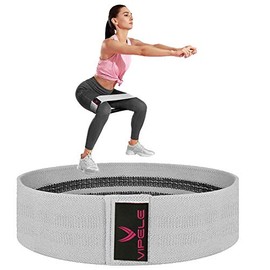 VIPELE Hip Resistance Band Circle Loop Workout Warmups Squats Mobility Stretching Hips Glutes Quad Hams Activation Strength for Crossfit Training Powerlifting (Medium Medium Resistance)