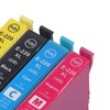 4Pcs Ink Cartridges Compatible Refill Replacement 4 Colors BK C