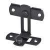 sourcing map Sliding Door Lock, 90 Degree Stainless Steel Toggle