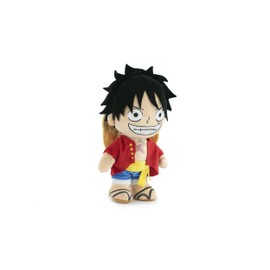 BARRADO One Piece - Soft Toy of the Characters of One Piece - 28cm, 11'02" - Luffy, Sanji, Roronoa Zoro - Super Soft Quality (Luffy)