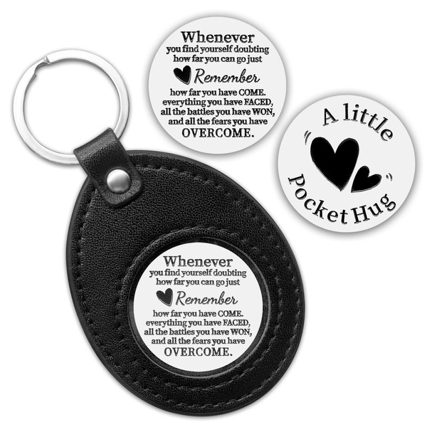 Maomtmy Pocket Hug Token Long Distance Relationship Keepsake Inspirational Words