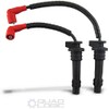 Ignition Coil Spark Plug Caps and Wires (Pair) – Fits