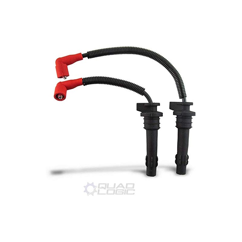Ignition Coil Spark Plug Caps and Wires (Pair) – Fits