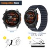 Nylon Watch Band for Garmin Fenix 8 51 mm/Fenix 7X