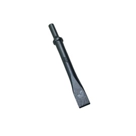 7/8" Flat Chisel Air Hammer Bit, 0.498" Shank, 7.1" Long, Cr-Mo Alloy Steel, for Brick, Stone, and Concrete Demolition