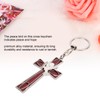 Cross Keychain Peace Bird Vibrant Colors Strong Alloy Skin Friendly