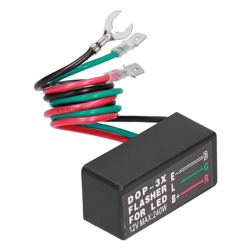 Klanata DOP-3X LED Flasher Relay, Electronic Hyper Flash Module for