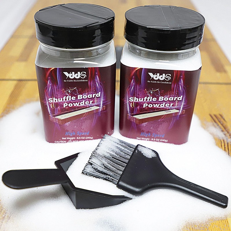 YDDS Shuffleboard Sand - Shuffleboard Wax with Mini Dustpan and