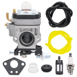 Amazeful 300486 43cc Carburetor for Earthquake E43 MC43 Auger Tiller Parts Earthquake 43cc Viper Engine MC43 MC43E E43CE MC43CE MC43ECE MC43RCEE Cultivator MD43 WE43E WE43CE Edger 3004156 Filter