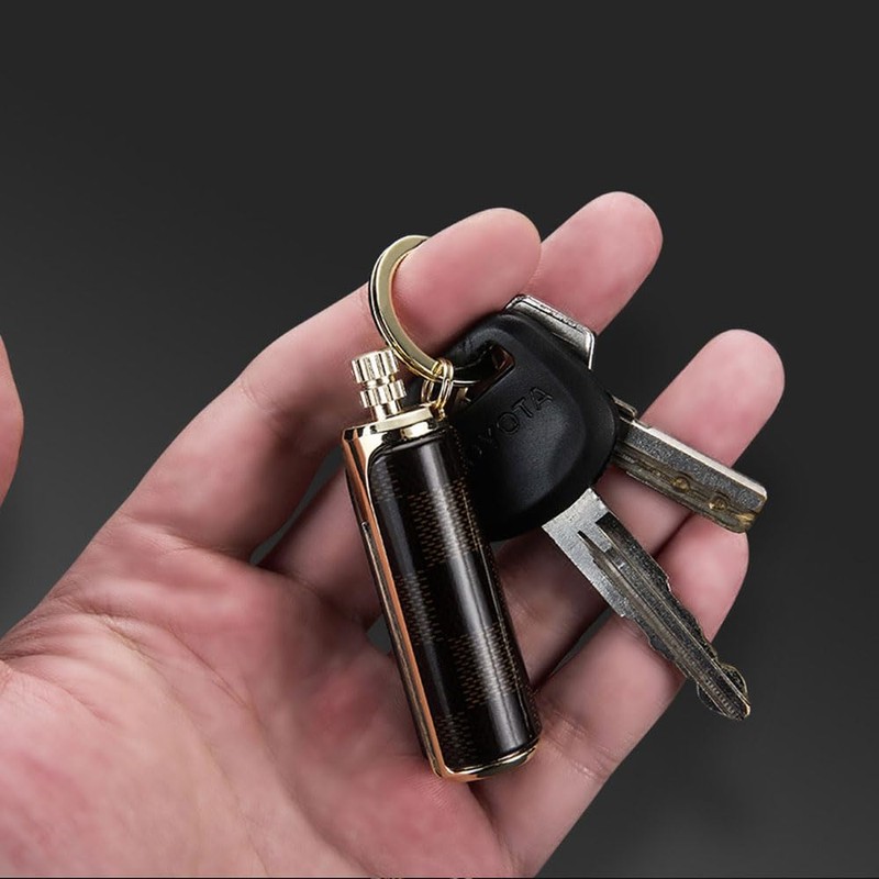 WINAKUI Permanent Match Keychain Lighter Match Strike, Reusable Waterproof Match