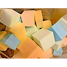 TSC PIT FOAM CUBE 10 pcs -Good For Gym Pits, BMX Pits, Trampoline Pits & Parkour (Multicolored, 6)