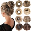 Extensiones Cabello Postizo Moño Cebolla Volumen Peinado Chongo Dona Coleta