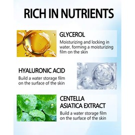 Facial Sheet Mask Set, 10 Pcs Hydrating Moisturizing Masks, Deep Soothing Repairing, Fade Fine Lines, Increase Skin Elasticity and Firmness, Brighten Skin Tone, Korean Skincare Products Gift for Women