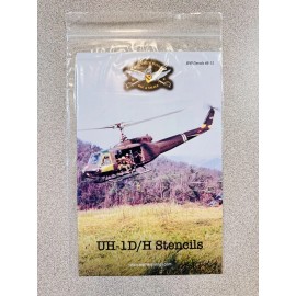 Werner’s Wings 1/48 Werner’s Wings #48-15 UH-1D/H Stencils