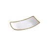 Pampa Bay Golden Salerno Rectangular Deep Server, Porcelain, 15" x