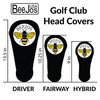 Hit Bombs Explosion Fairway Club Headcover Handmade by BeeJos