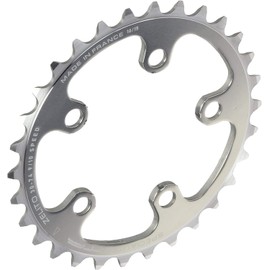 Spécialités TA Unisex's Zelito Inner Triple 74pcd 5 Arm 8/9/10 Speed Chainring, Silver, 26T