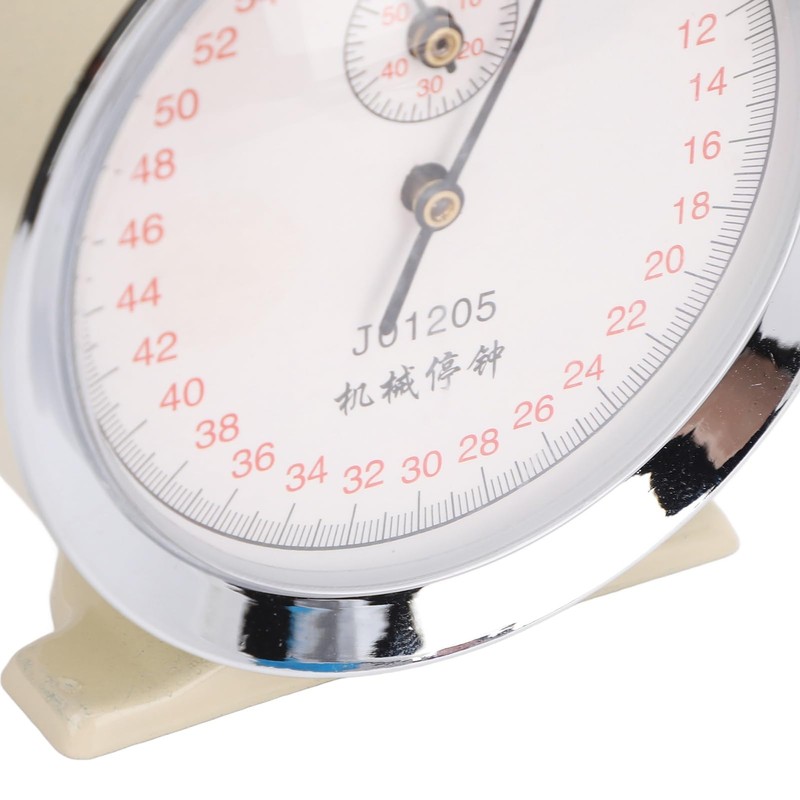 Mechanical Stop Watch, Sports Chronograph Running Timer Handheld Stopwatch, Round