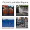 Weldable Barrel Hinge Heavy Duty Iron Weld On Bullet Door