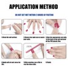 VOTACOS Press on Nails Long Coffin Fake Nails Nude False