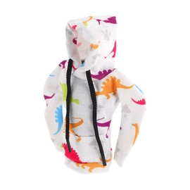 RATCHROLL 1 Pc Universal Gear Shift Knob Cover Automotive Manual Stick Shifting Handle Protector Dinosaur Hoodie Style White,Orange,Light Green Polyester