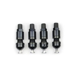 TPMS Black Colored Aluminum Valve Stem Set For Toyota Supra GR OEM TPMS