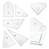 KONTONTY Quilting Rulers for Cutting Sewing Accessories 5pcs Quilting Ruler