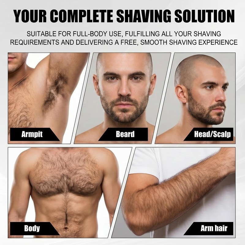 3Pack Pitbull Shaver Replacement Blade, Replacement Heads for Skull Shaver,