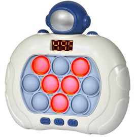 GAPER GO Fast Push Game Fidget Toys for Kids, Handheld Puzzle Game Sensory Toys, Quick Push Light Up Pop Game Gifts for 3-12 Year Old Boys Girls, Easter Basket Stuffers (Astronaut)