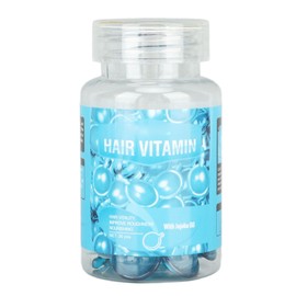 30pcs Hair Care Capsule Repair Nourishing Smoothing Moisturizing Hair Vitamin Capsule Essential Oil Blue