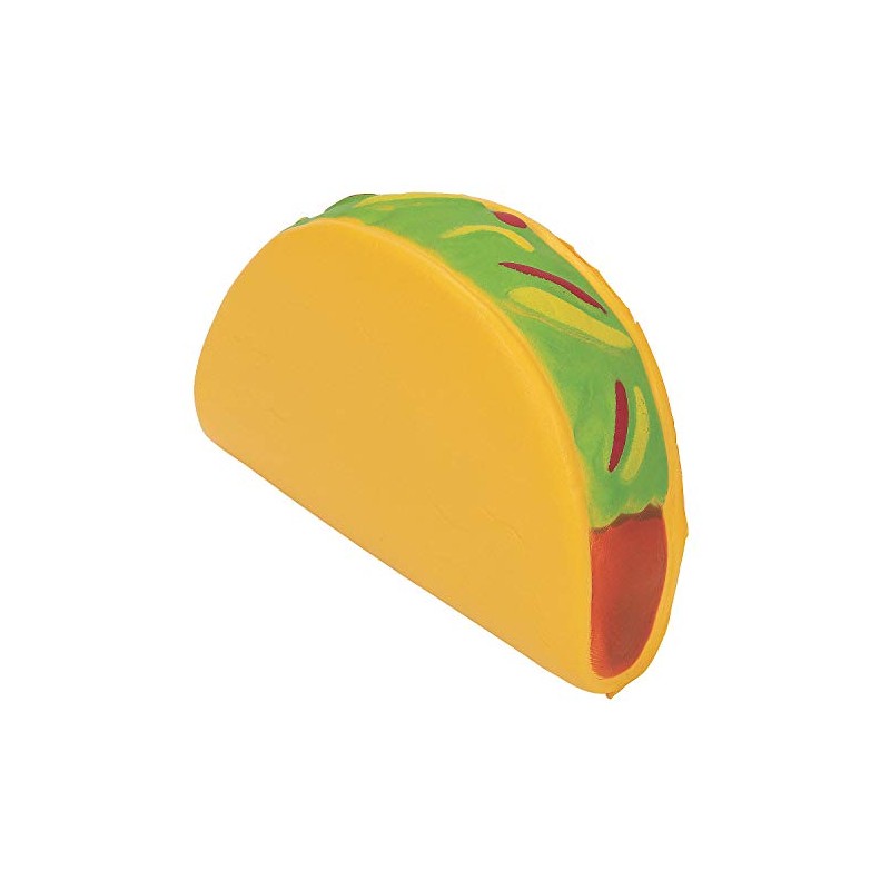 Fun Express Fiesta Taco SQUISHIES - Toys - 12 Pieces