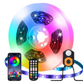 LED Strip Motion Sensor 3 m RGB LED Strip, USB LED Strip with PIR Motion Sensor and Bluetooth App Control, LED Bed Light Night Light with Motion Sensor for Bed Wardrobe Stair Decoration