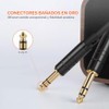 CableCreation 1/4'' TRS Cable 50 pies, Cable de Instrumento de