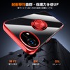 Aquos Wish5 Case with Ring, Clear, SH-52F, Shockproof, Stand Function,