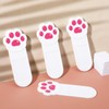Heclia 8PCS Self-Adhesive Toilet Seat Lifter Cute Cat's Paw Design