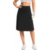 Viodia 25" Knee Length Skorts Skirts for Women with Zipper