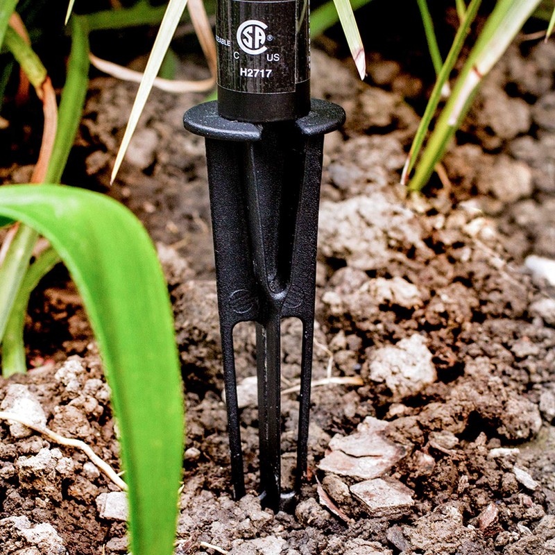 Landscape Lighting Stake Metal Outdoor Sturdy Solid Ground Spike Die-cast