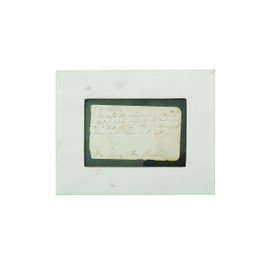 Creative Co-Op Marble Photo Frame, White