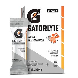 Gatorlyte Rapid Rehydration Electrolyte  Powder CHERRY LIME- 6 Packets 8/2024