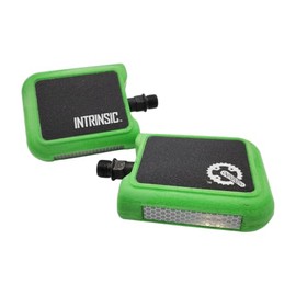 Bumper Pedal - The Bicycle Pedal for Commuting, Beach Cruising, and More (High Vis Green, Standard (9/16"))