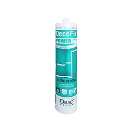 Orac Decor | Decofix Power Adhesive | 9-3/4 oz (290ml) Cartridge