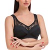 Ayigedu UK Plus Size Minimiser Bra Women Non-Wired Non-Padded Full