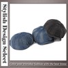One Limitation CP733 Cotton Denim Pattern Newsboy Socket, Simple, Modern,