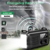 20000mAh/ 74000mWh Emergency Weather Radio, AM/FM/NOAA Solar Hand Crank Radio,