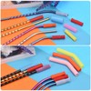 uxcell 8pcs Silicone Straw Tips, Metal Straw Covers, Soft Reusable
