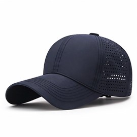 Baseball Cap for Men and Women, Adjustable 55-60 cm, Outdoor Quick-Drying Cap, Unisex with Breathable Hats, Summer Sports Cap, blue