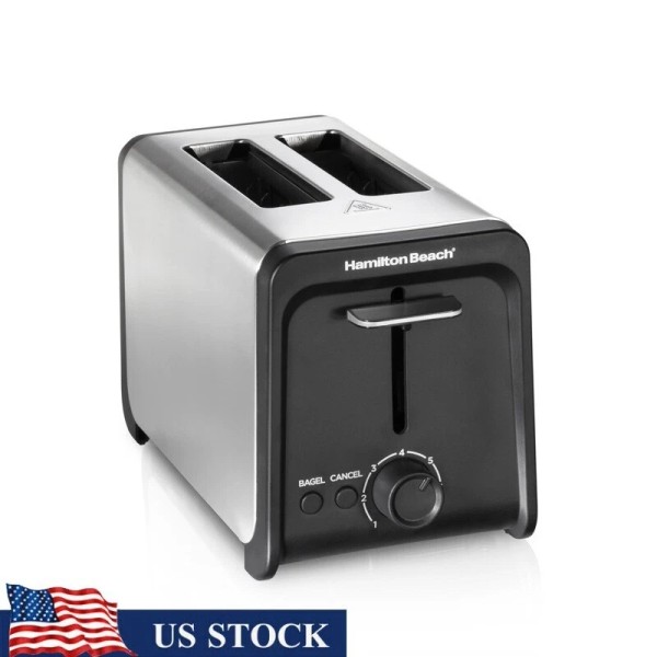 Unbranded 2 Slice Toaster Wide Slots Bagel Function Toast Boost