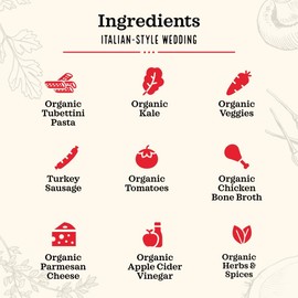 Kettle & Fire Italian-Style Wedding Hearty Soup, 6 pack