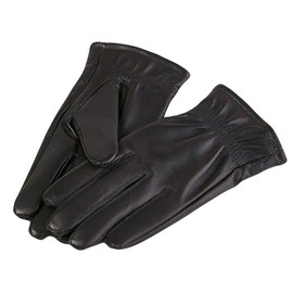 SK Studio Child Winter Leather Gloves,Sheepskin Warm Sizes Gloves Black 8-10 Year Old