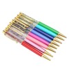 8PCS Crystal Ballpoint Pen Fashionable Colorful Bling Crystal Pens for